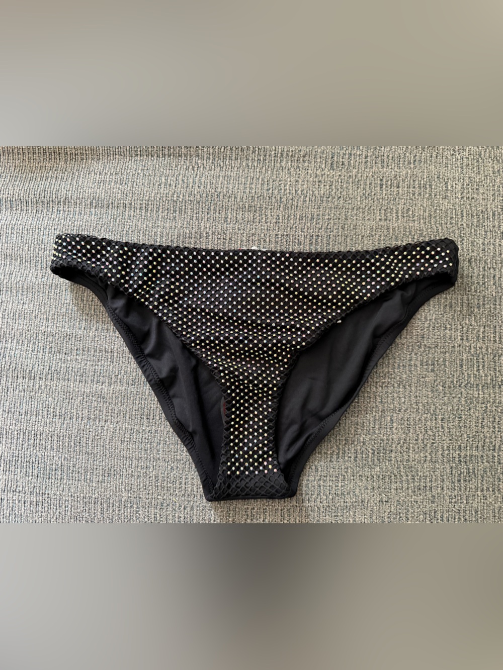 Red Carter Rhinestone Bikini Set - Picture 6 of 11